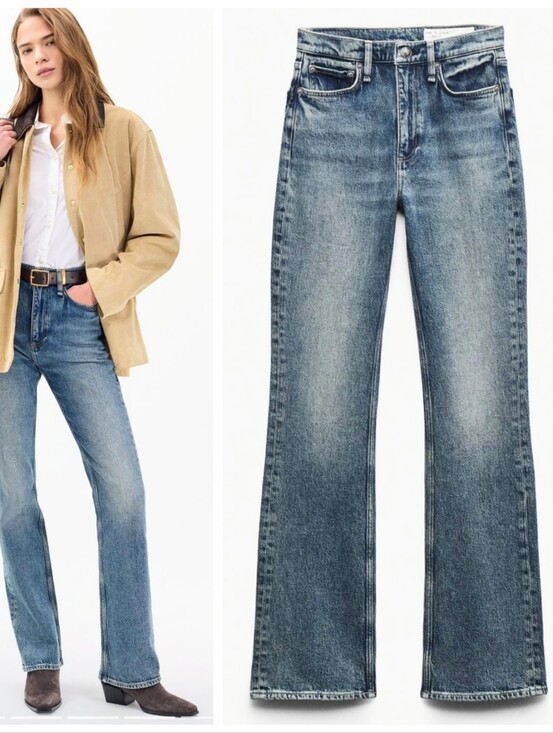 rag & bone Denim - Rag & Bone $225 Peyton Mid-rise Bootcut Huntley Women's 28 Ranch Coastal Cowgirl